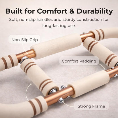 Adjustable Arm Twister 10-30lbs – Chest Expander for Ladies Home Workout – Upper Body Strength Trainer for Arms & Chest – Portable Fitness Equipment for Women