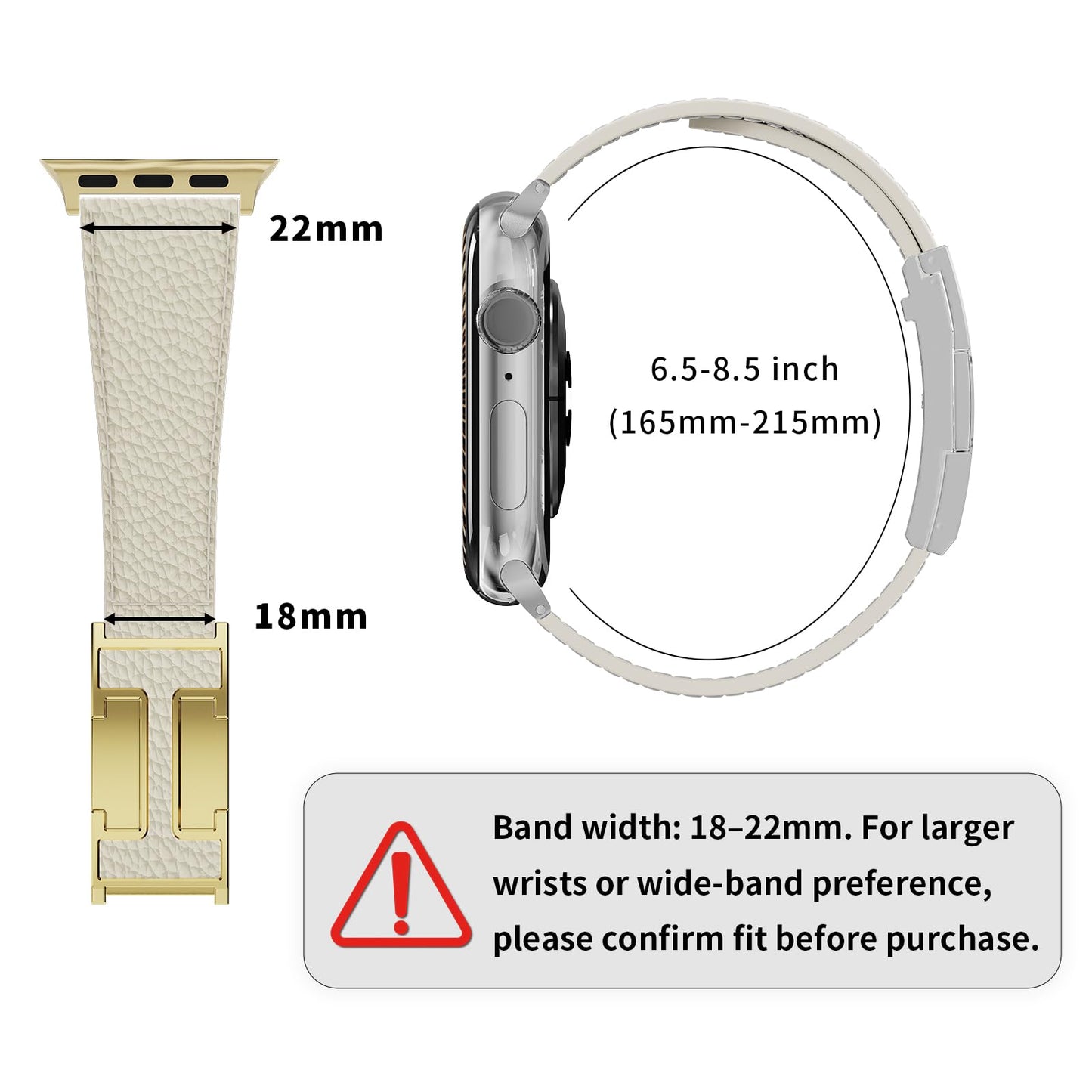 Leather Magnetic Watch Band Compatible with Apple Watch Ultra 49mm 46mm 45mm 44mm 42mm 41mm 40mm 38mm, Designer Replacement Strap for Women Men iWatch Series 9/8/7/6/5/4/3/2/1/SE/Ultra 2