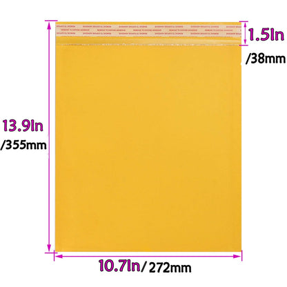 Acrux7 Bubble Mailers 10x13 Inch - 25 Pack Mailing Envelopes Bubble Padded - Self Seal Padded Envelopes for Shipping and Packaging, Safely Ship Books