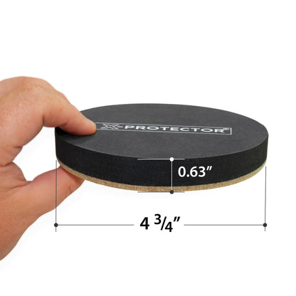 Felt Furniture Sliders Hardwood Floors X-PROTECTOR – 8 PCS 4 3/4 inch Furniture Sliders – Heavy Duty Felt Sliders Hard Surfaces – Move Your Furniture Easily & Safely!