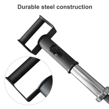 powerfeng Viking Press Landmine Handle Attachment: T-bar Row Attachment for 2-Inch Olympic Barbell Home Gym Equipment