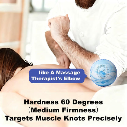 FITZELAR Massage Lacrosse Balls for Myofascial Release, Quality Certification, Massage Deep Tissue for Back and Shoulder, Trigger Point Therapy, Muscle Knots, Relieving Muscle Pain