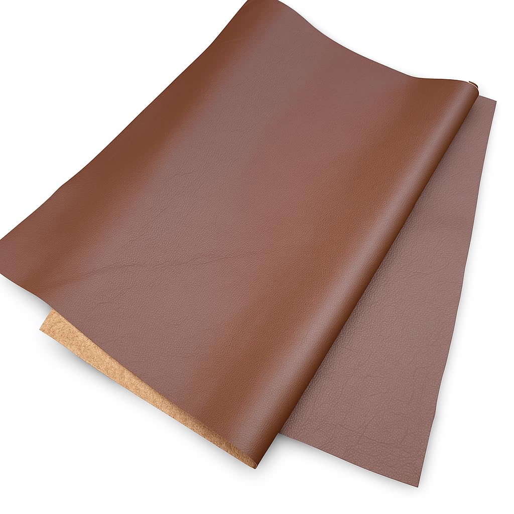 Genuine Leather Sheets for Leather Craft (2mm), Full Grain Cowhide for Tooling Craft Sewing 12"x18" (Chocolate)
