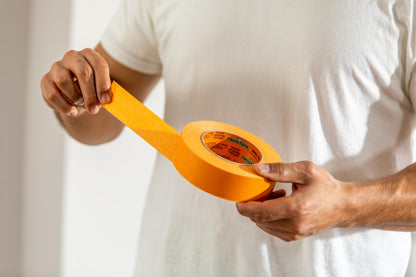 FrogTape ProGrade Orange Painters Tape, 1.5 Inch Wide (1.41 In. x 60 Yds), High Adhesion, Paint Tape for Indoor & Outdoor Applications, Orange, 4 Rolls (242808)