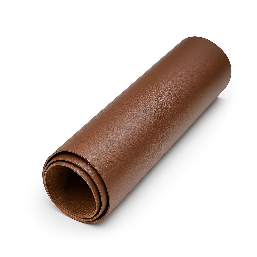 Genuine Leather Sheets for Leather Craft (2mm), Full Grain Cowhide for Tooling Craft Sewing 12"x18" (Chocolate)