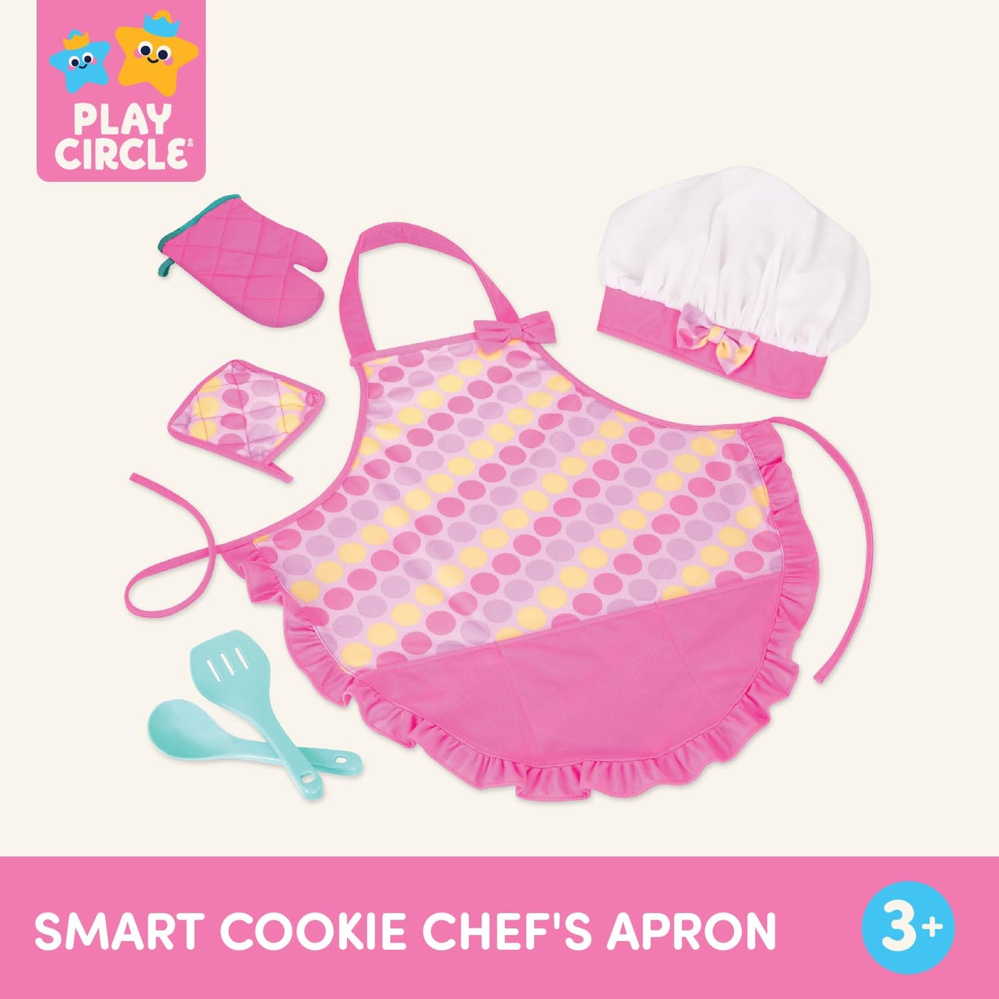 Battat – Play Circle – Kitchen toys For Toddlers – Baking Set – Chef'S Hat & Apron – Pretend Play – 3+ Years