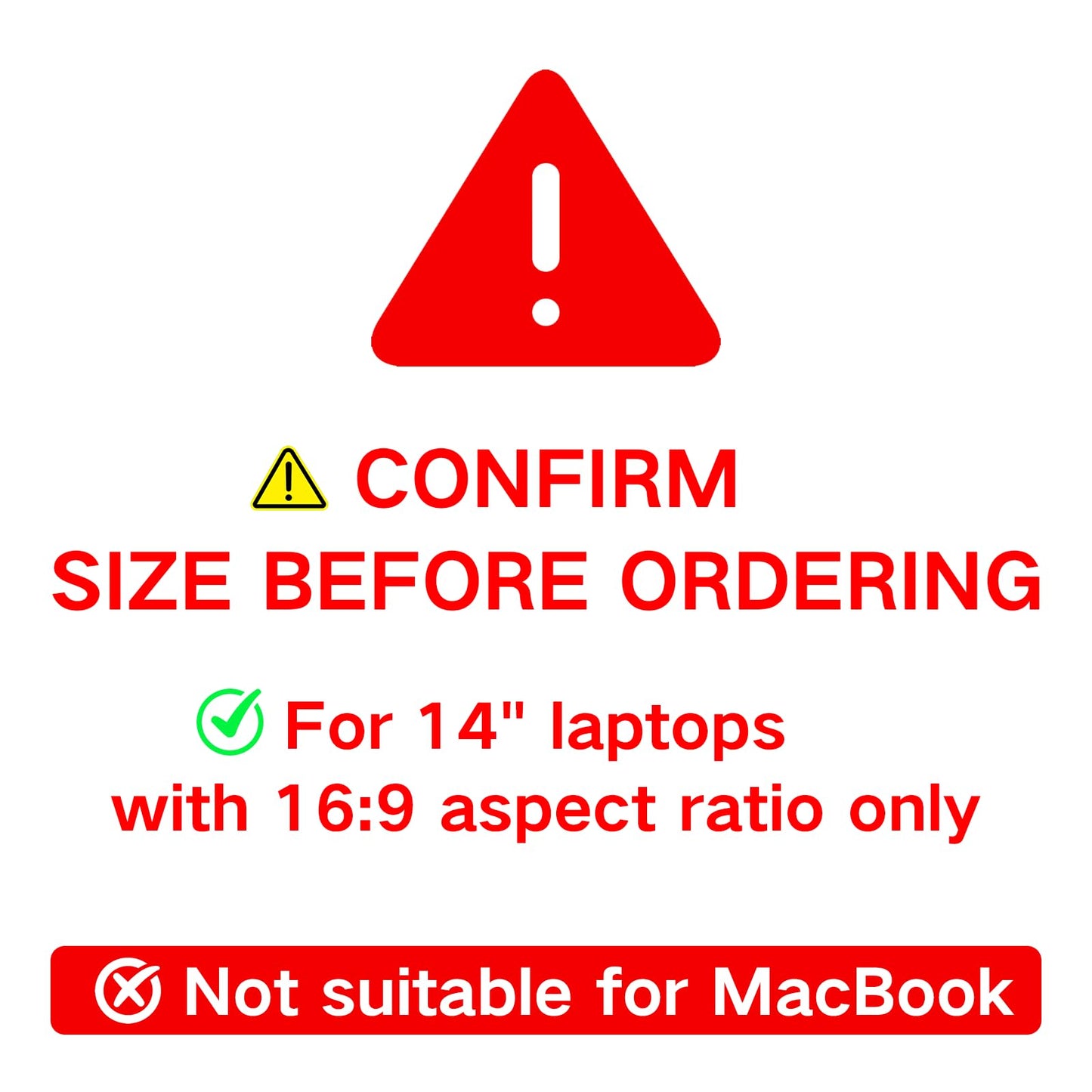 Laptop Privacy Screen 14 Inch 16:9 Aspect Ratio, Laptop Screen Privacy Shield Compatible With Lenovo Hp Dell Acer Asus Thinkpad Envy Xps, Removable Anti Glare Blue Light Computer Filter Protector