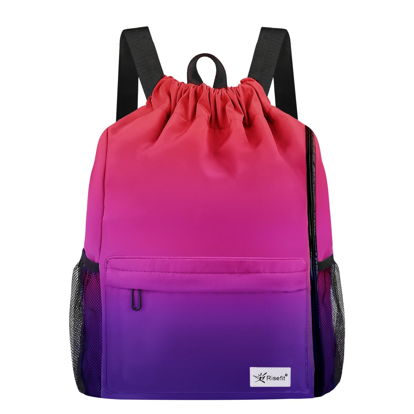 Risefit Waterproof Drawstring Bag, Gym Bag Sackpack Sports Beach Backpack for Men Women