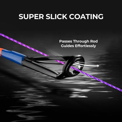 KastKing Superpower Braided Fishing Line, Purple Camo, 15LB, 300+27 Yds