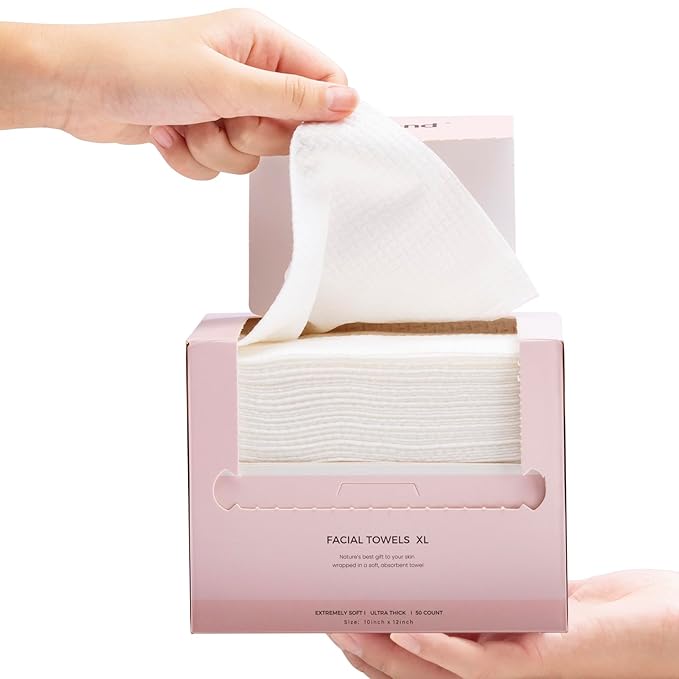 Disposable Face Towel Cloth Thicker Large Size 10"X12"Face Towelettes Disposable