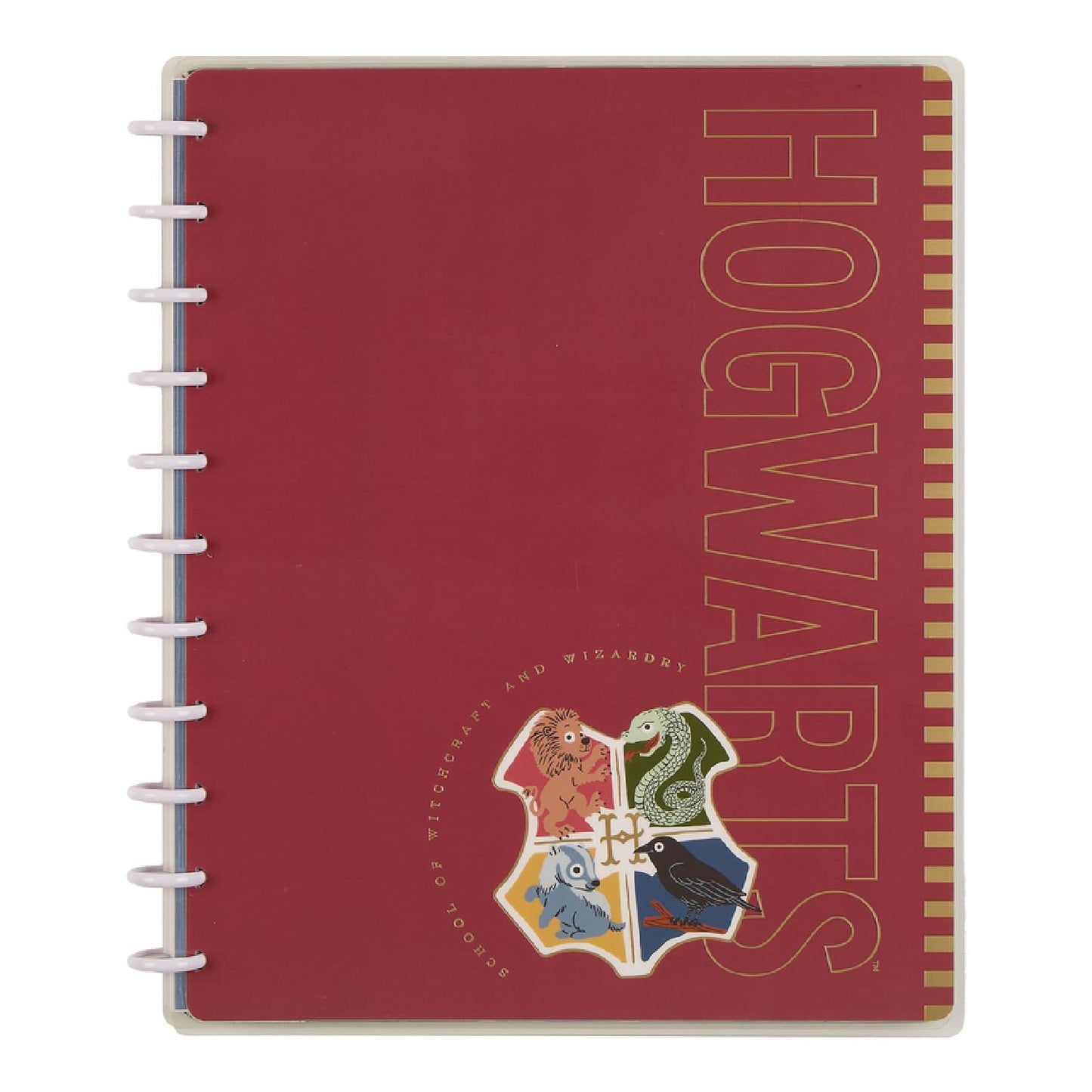 Happy Planner Harry Potter Notebook for Office, School or Journaling, Disc-Bound Notebook, 3 Dividers, 60 Dot-Lined Pages, Big Size, Back to Hogwarts