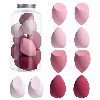 Makeup Sponges BS-MALL 10 Pcs blender sponge for Liquid, Cream, and Powder, Multi-colored Makeup Sponges Purple