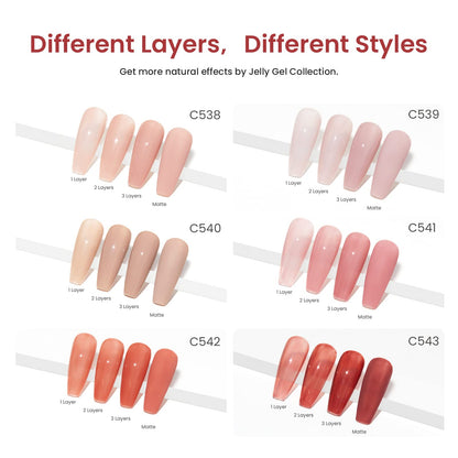 Beetles Cat Eye Gel Nail Polish Set, 6 Summer Colors Pastel Shimmer Glitter Gel Polish Kit Soak Off LED UV Curing Requires Pink Red Blue Orange Green Purple Velvet Gel with Magnet Gift for Women