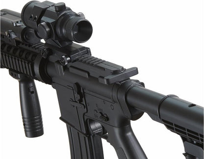 Airsoft M4 RIS Electric AEG Rifle - Full Automatic, Black | Battery & Charger Included