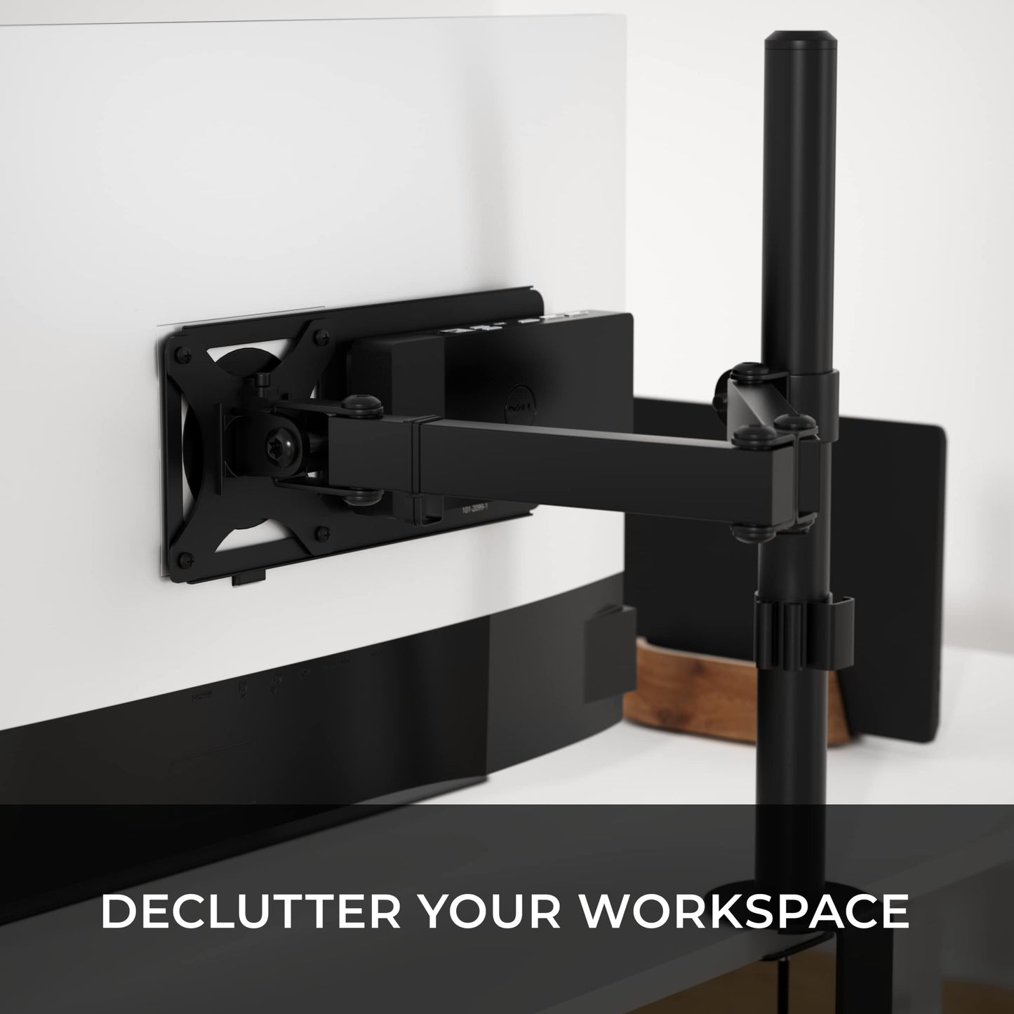 HumanCentric Monitor Arm VESA Mount Extension Compatible with Dell Docking Station WD19, W19TB, WD19DC, and WD15, Adapter for Dell Docking Station Arm Mounting Bracket, Compare MK15 Mount Kit