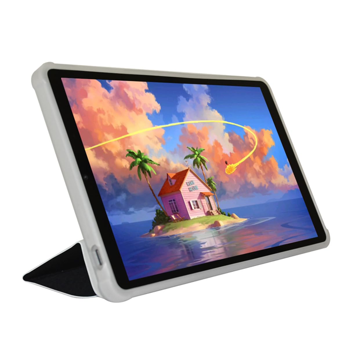 Qiawum Folio Stand Case for Alldocube iplay 60 mini Tablet 8.7", PU Leather Slim Multi-Viewing Angles Cover with iplay60 mini Function Hard Back Shell Protective Sleeve