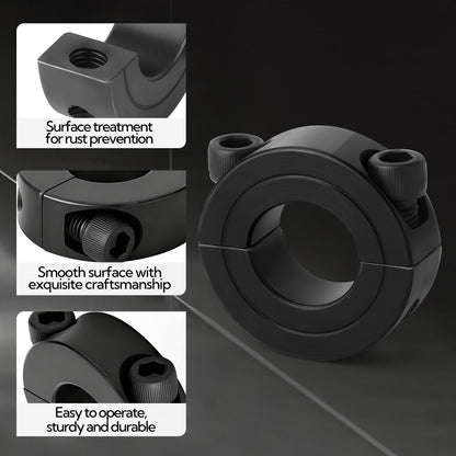 GAGIRA 6 Pcs 1" Split Collar, Split Collar Clamp, Clamp-on Shaft Collars, Shaft Fixing Ring with Screws and Wrench