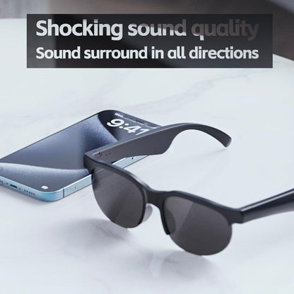 GS01 Smart Bluetooth Sunglasses, Audio Sunglasses With Speaker, UV400 Polarized lens, Open Ear Music, Touch Control