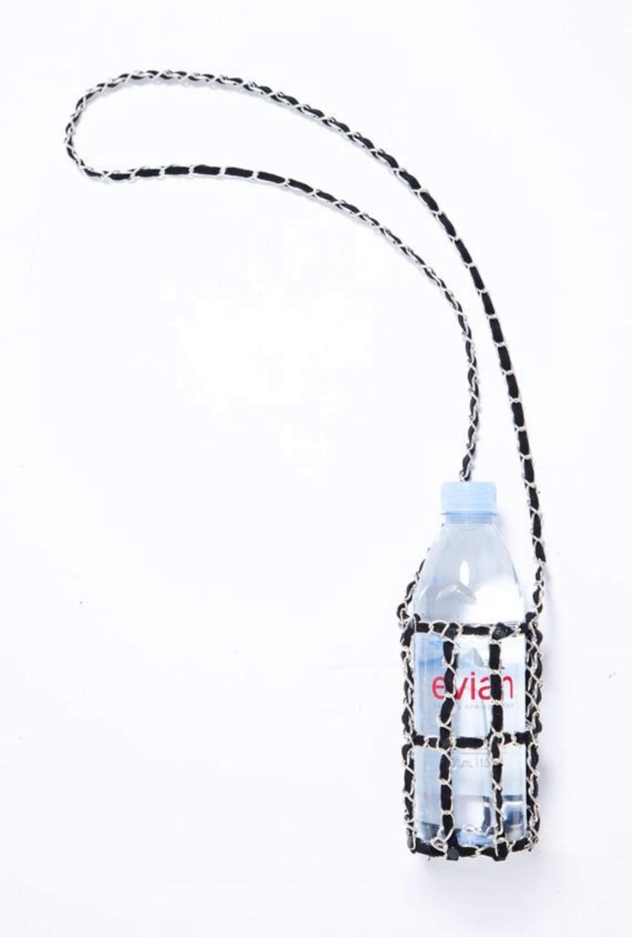 Water Bottle Holder with Strap - Carrier for Hydro Flask, Soda Can, Tumbler and Standard Bottles - Crochet Sling Bag Ideal for Walking, Hiking, Gym and More - Wear Over the Shoulder or Crossbody