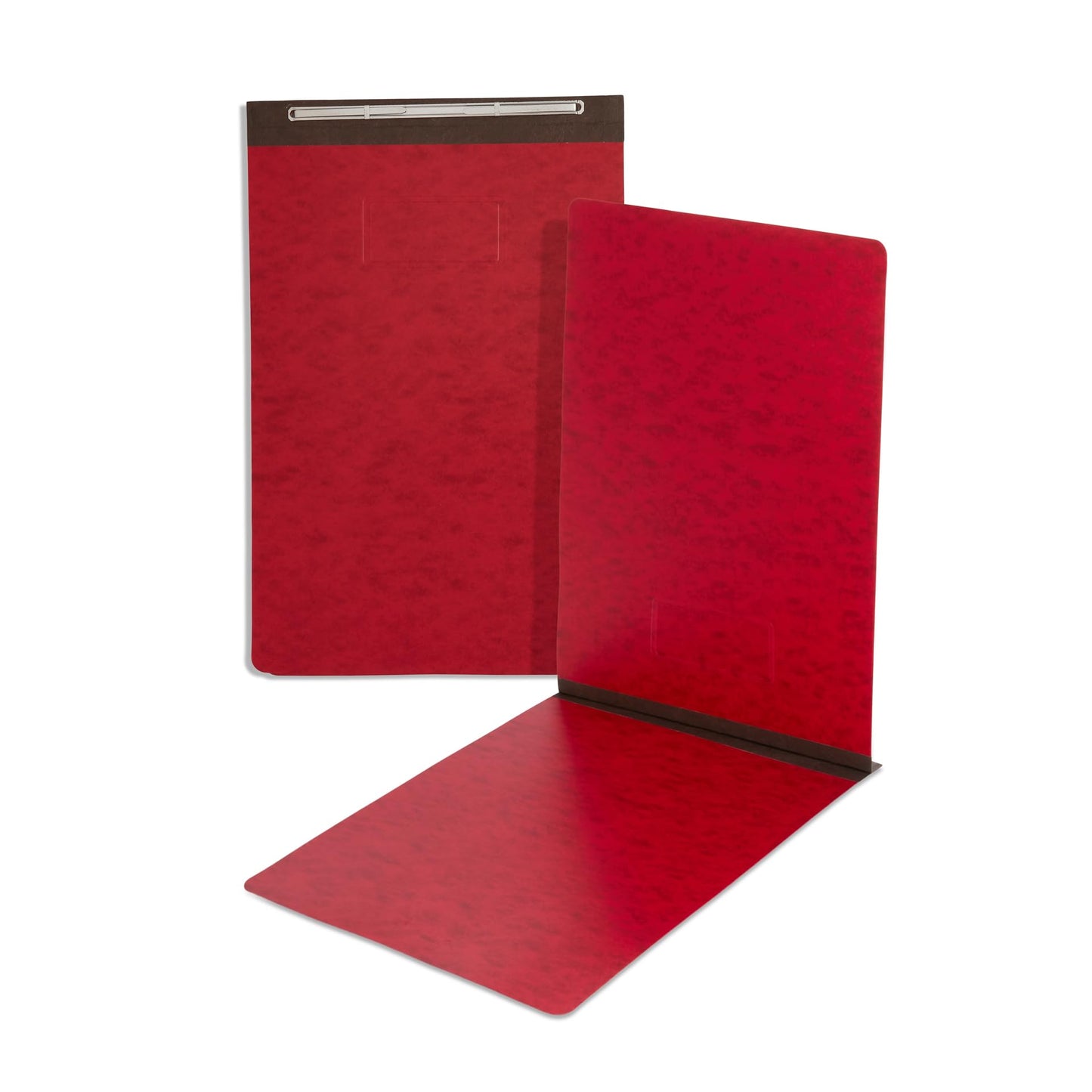 Blue Summit 10 Pressboard Report Covers with Fasteners, 11x17 Folder for Blueprints, 11x17 Portfolio Binder, 3” Capacity, Red, 10 Pack
