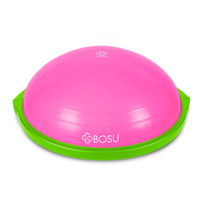 Bosu 72-10850 Home Gym Equipment The Original Balance Trainer 65 cm Diameter, Pink and Lime Green