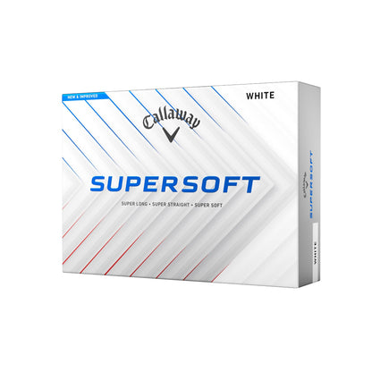 Callaway Golf Supersoft Golf Balls (2025, White)