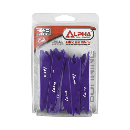 Alpha AR 1250 Vane, 2.8", Purple, 100pk