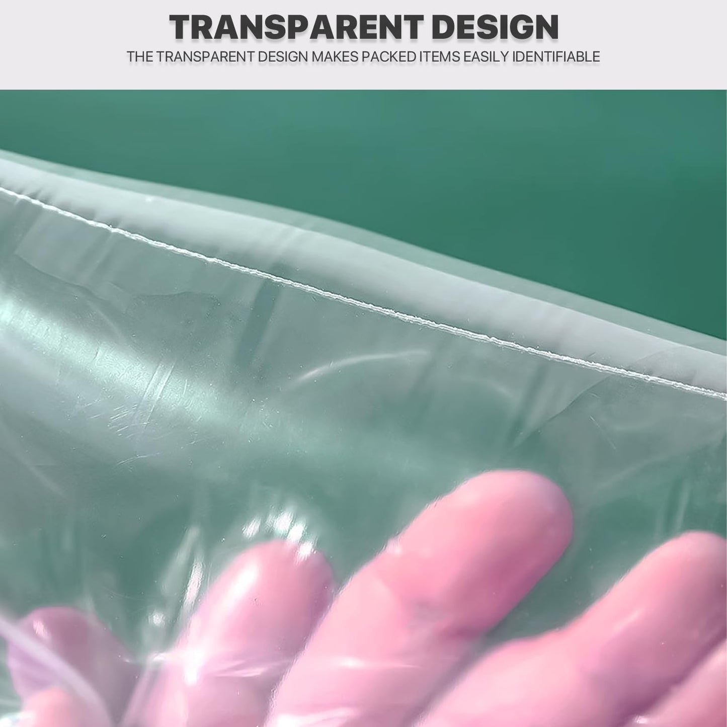 100-Count, (2" x 3") - 4 Mil Thickness Clear Zipper Reclosable Bag, Zip Bags, Ultra Heavy Duty Lock Seal Poly Plastic Bags for Prints, Photos, Documents, Clothing, T-Shirt