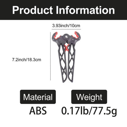 KURUGEILI Archery Bow Stand Folding Bow Stands Bow Jack Limbs Clamp Kickstand for Compound Bow Hunting Accessories