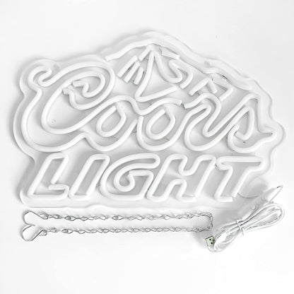 JFLLamp Crs LIGHT Neon Signs for Wall Decor Neon Lights for Bedroom Led Signs Suitable for Man Cave Bar Pub Restaurant Christmas Birthday Party Gift Led Art Wall Decorative Crs Light Bar Sign, 5V Usb Power, 17*11 Inch(Azure+red+white）