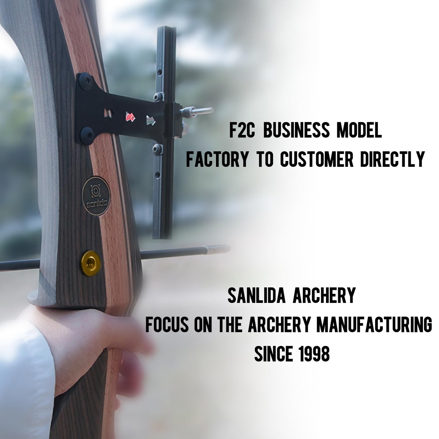 Sanlida Noble Standard Beginner & Intermediate Recurve Bow and Arrows Kit for Adult and Youth, Wooden Takedown Recurve Bow Package for Training, Practice & Competition RH Only (68", 36lbs)
