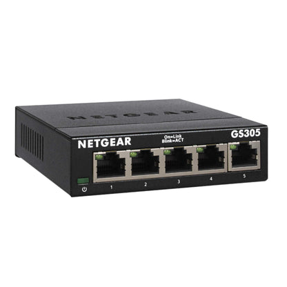 NETGEAR 5-Port Gigabit Ethernet Easy Smart Managed Essentials Switch - Desktop or Wall Mount, Home Network Hub, Office Ethernet Splitter