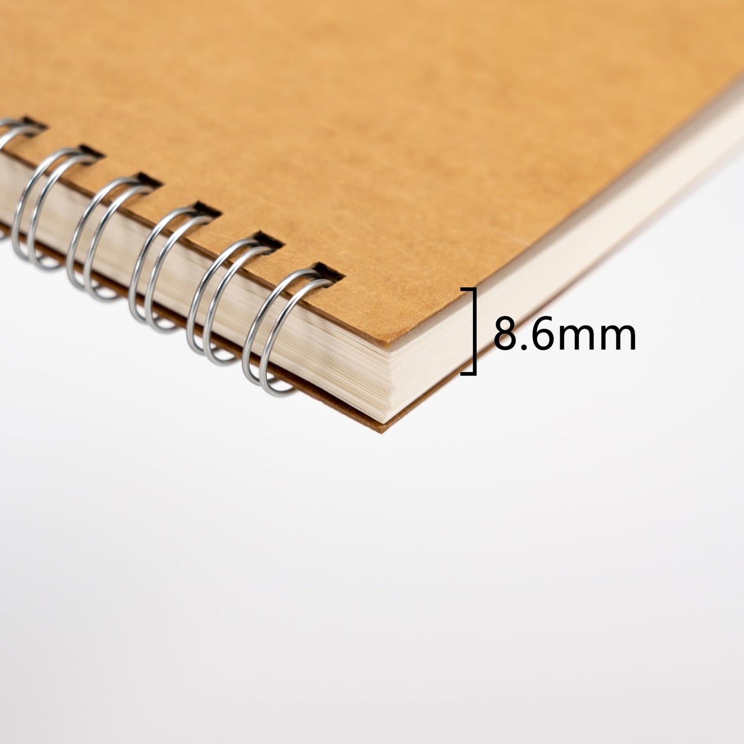DSTELIN 10 inch x 7.5 inch, 100GSM, Blank Spiral Notebook, 3-Pack, Soft Cover, Sketch book, 120 Pages / 60 Sheets, (Brown)