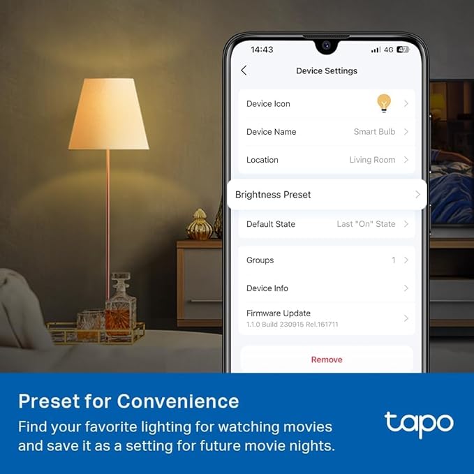 Tapo TP-Link Smart Light Bulbs, 800 Lumens (60W Equivalent), 2700K Soft Warm White LED Bulb, Dimmable, Compatible with Alexa and Google Home, No Hub Required, A19 E26, L510E (Pack of 48)