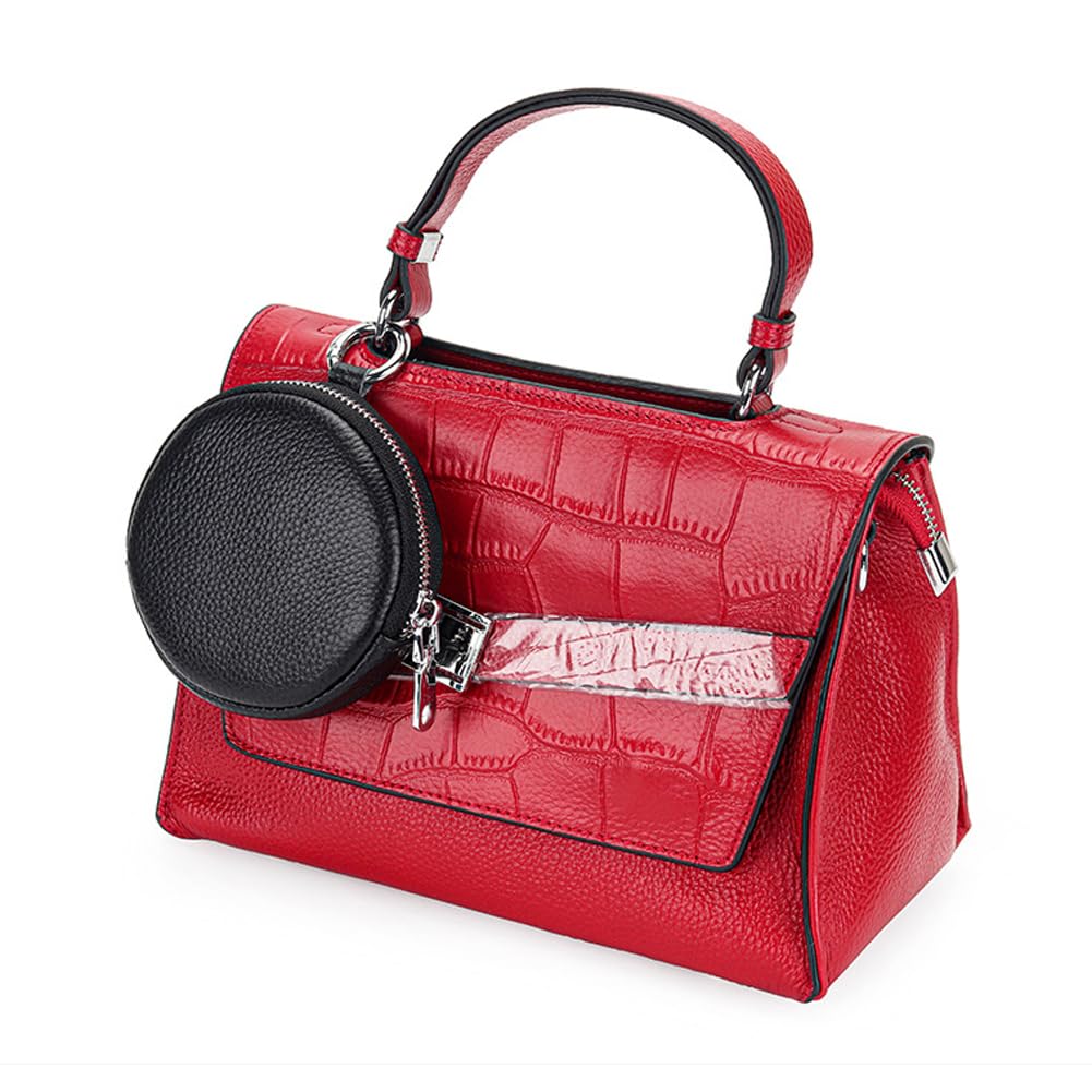 Yzikema 1 Pcs Leather Zipper Coin Purse Wallet With Keychain, Coin Organizer, Change Holder,Card Case, Mini Leather Zipper Storage Bag for Men & Women