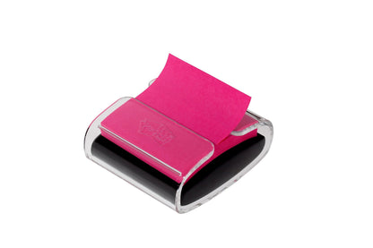 Post-it Pop-up Notes Dispenser, 3x3 in, Black Base Clear Top, Pack Includes Dispenser and a 45-Sheet Pad of Pop-up Notes (WD-330-BK)