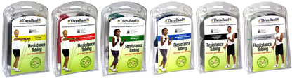THERABAND Resistance Tubing with Soft Handles, Black, Special Heavy Level, 50" Latex Stretch Resistance Bands for Exercise, Professional Workout Bands for Upper & Lower Body, Color-Coded Levels