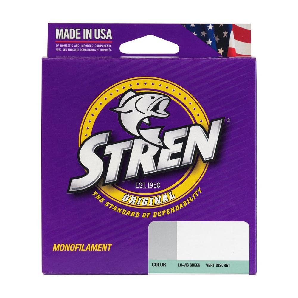 Stren Original Monofilament Fishing Line, Lo-Vis Green, 10lb | 4.5kg, Suitable for Freshwater Environments
