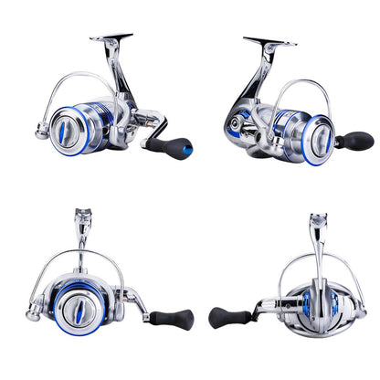 Diwa Spinning Fishing Reels for Saltwater Freshwater 3000 4000 5000 6000 7000 Spools Ultra Smooth Ultralight Powerful Trout Bass Carp Gear Stainless Ball Bearings Metal Body Ice Fishing Reels