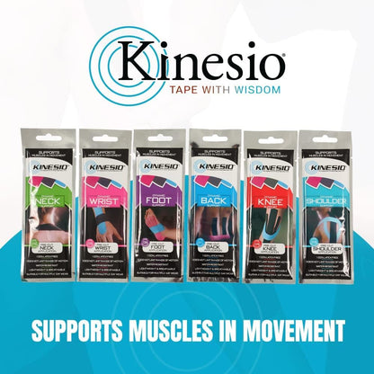 Kinesio Tape - Pre-Cut Wrist Support - Optimized Athletic Tape Strips
