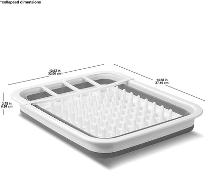 madesmart Collapsible Drying Dish Rack | SINKWARE Collection | Easy Storage | BPA-Free