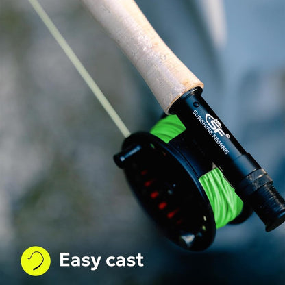 Fly Fishing Line - Weight Forward Floating Line for 3wt to 8wt | 100FT with Double Welded Loops