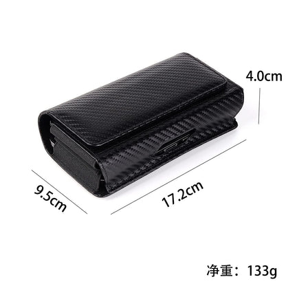 Dual Horizontal Belt Clip Holster 2 Cell Phone Pouch Case Holder for iPhone 15 Pro Max, 16 Pro Max, 14 Plus, 13 Pro Max Galaxy S25 Ultra S24 FE S23 Ultra S21+ A16 A35 A15 A54 Pixel 8 Pro 7 OnePlus 12