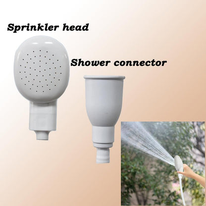 5m/16.4ft Sink Spray Rubber Hose Portable Faucet Sprayer Garden, Shampoo Sprayer Handheld Shower Head Spray Hose Attachment for Dog, Pets, Bathing Baby, Washing Hair, Rinsing Vegetables