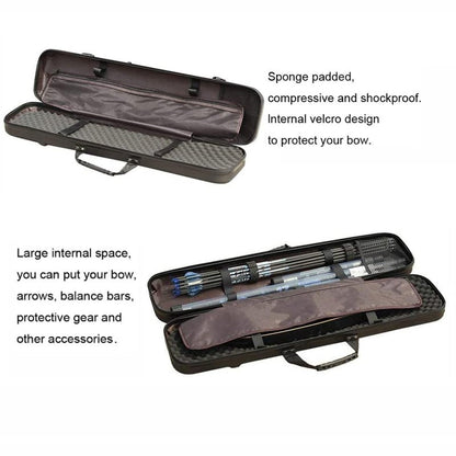 tonchean Takedown Recurve Bow Case - ABS Hard Shell, Lightweight Travel Case for Long Bow, Hunting and Shooting Practice