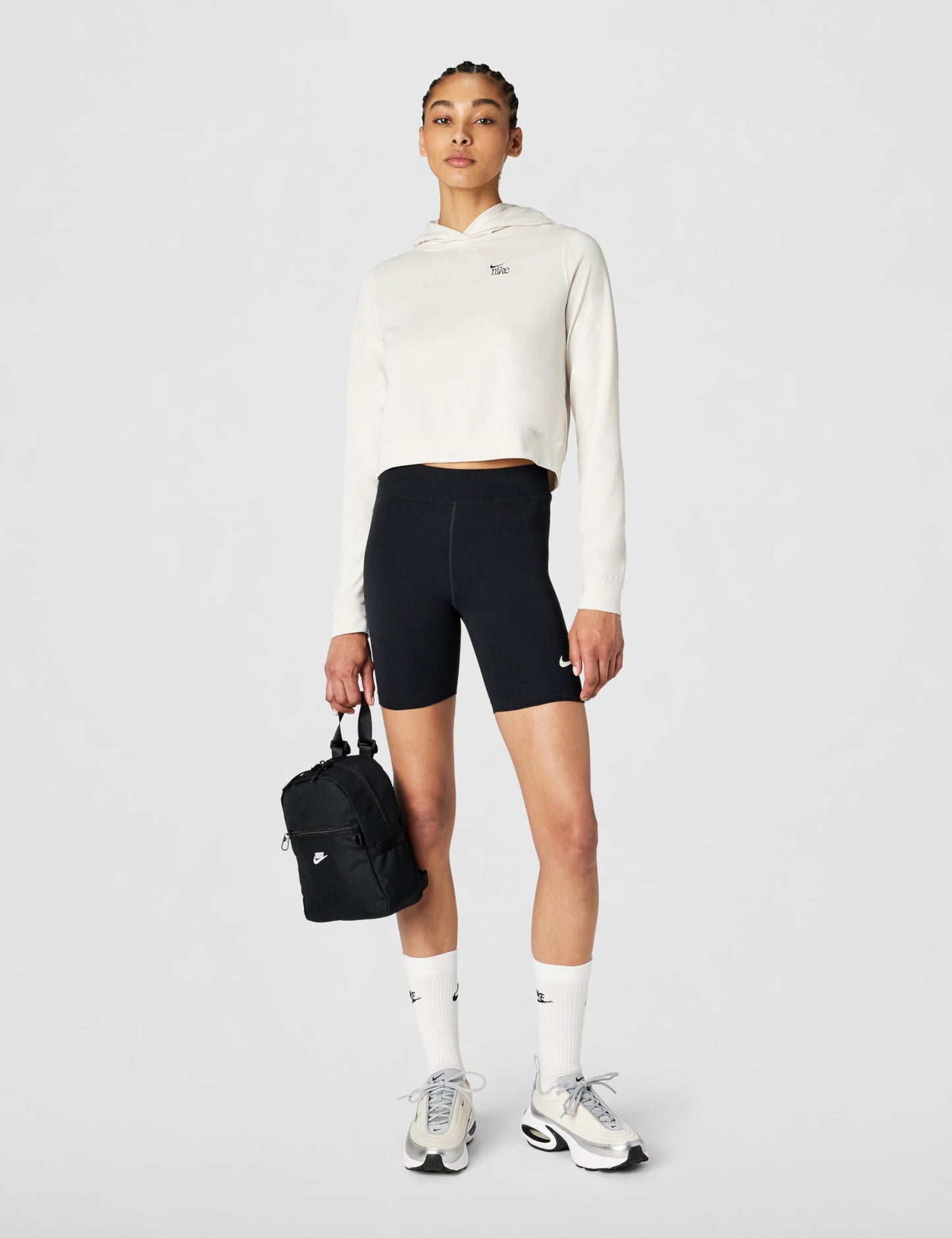 Nike Heritage Backpack (Mini), Black/Black/White, MISC