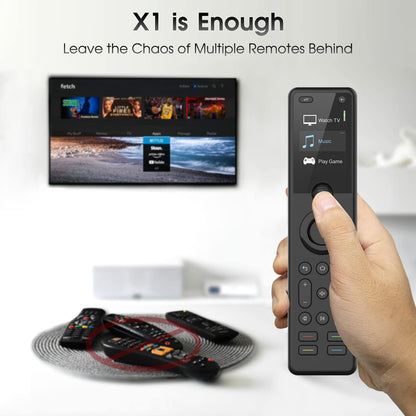 SofaBaton X1 Universal Remote Control with Hub, All in one Remote with Smart APP Setting, One-Touch Activities,Control 60+ Devices, Compatible Alexa & Google Assistant for Voice Control