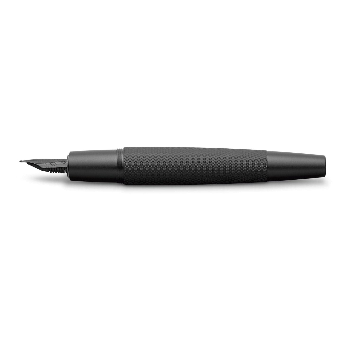 Faber-Castell e-motion Fountain Pen, Pure Black - Fine