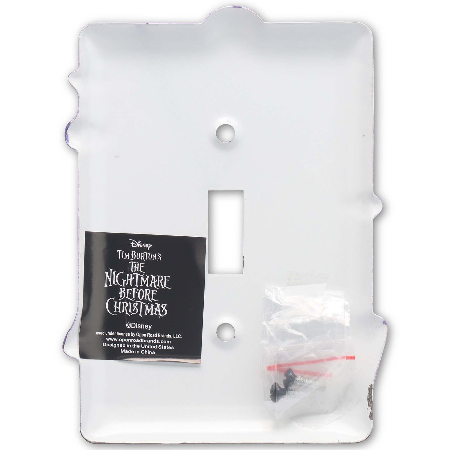 Disney The Nightmare Before Christmas Metal Light Switch Plate - Jack Skellington Switch Plate Decoration for Home