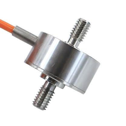 Load Cell Force Sensor, 0.1% High Precision Stainless Steel Tension Compression Sensor for Industrial Weighing & Force Measurement with 3m Cable (0-50kg)
